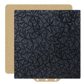 HzdaDeve Build Plate for Adventurer 5M/5M Pro/AD5X Double Sided Textured PEI Sheet and Smooth PEO Steel Sheet Bed Glue-Free Printing for FLASHFORGE Adventurer 5M Plate 3D Printer (PEO+PEI)