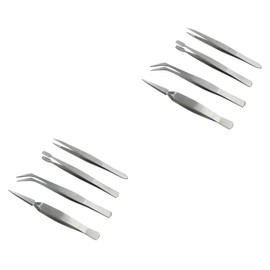 Ipetboom 8pcs Multifunctional Pointed Tweezers Jewelry Repair Manicure Thickened Tweezers Kit Precision Tools for Crafting and Holding Items