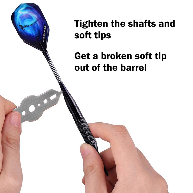 WIN.MAX Darts Plastic Tip - Soft Tip Darts Set -