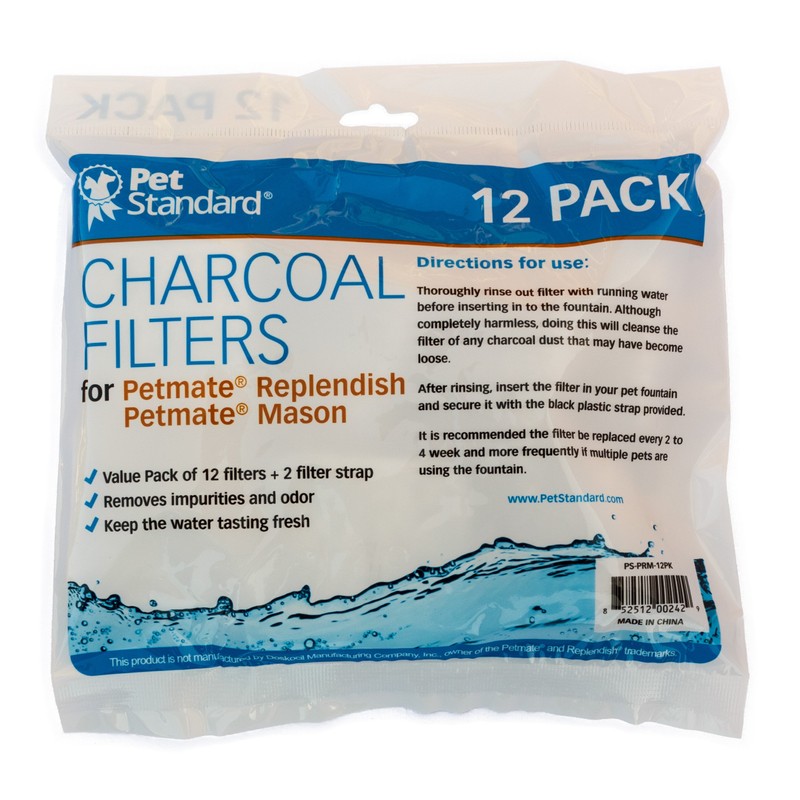 Filters for Petmate Replendish and Petmate Mason Pet Fountains, Pack