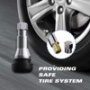 CKAuto TR413AC Chrome Rubber Snap-in Tire Valve Stems (5 Pack)