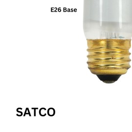 Satco S8519 45W R20 Incandescent Reflector Bulb, 130V, E26 Medium Base, Frosted Finish, 280 Lumens, 2700K Warm White, Dimmable, 5000-Hour Lifespan, for Recessed and Track Lighting (12 Pack)