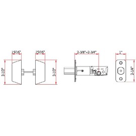 Design House Double Cylinder Deadbolt Lock, Oil Rubbed Bronze Front Door Lock, Fits 2-3/4" & 2-3/8" Backsets, for 1-3/8"–1-3/4" Doors, ANSI Grade 3, 791673