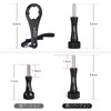 HSU Gopro Screws Long Aluminum Gopro Screws M5 Thumb Screws