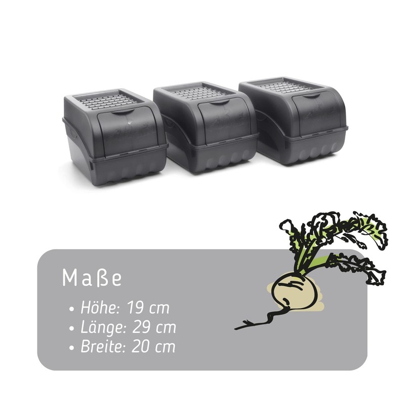 Novaliv Vegetable Box Potato Storage Container 3.5 L to 9