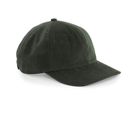 Beechfield Unisex Heritage Cord Cap, dark olive