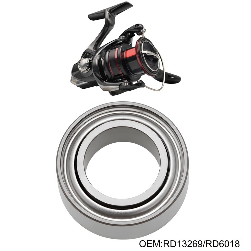 Briny River 2Pcs Fishing Reels Bearing 4x7x2.5mm Compatible with Shimano