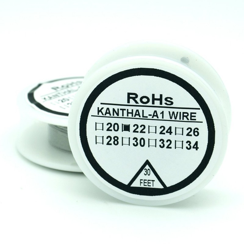 KANTHAL A1 Type Resistance Wire 30ft (10m) Spool 22-32G AWG