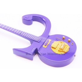 RGM35 Prince Purple Rain 10 inch Miniature Guitar Including leather guitar strap
