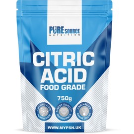 Citric Acid 100% Pure Food Grade for Food Bath Bombs Cleaning Cheese Making Cooking Descaling Descaler By PSN (750g)