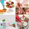 122Pieces Tipless Piping Bags - 100pcs Disposable Piping Pastry Bag