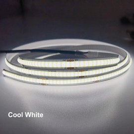 3.28ft 1M 320 LEDs COB LED Strip Lights USB Powered, High Density Light Strip for TV Backlight, Bedroom, Cabinet, Kitchen, DIY Lighting (USB Port 1m 320LEDs COB, Cool White)