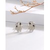 Owl Gifts for Women 925 Sterling Silver Owl Stud Earrings