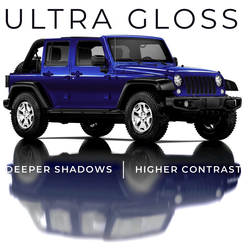 VViViD+ Ultra Gloss Neptune Pearl Blue 1.5ft x 5ft Vinyl