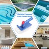 Liyquint Upgraded Aluminum Pool Brush Head – Heavy Duty Scrub