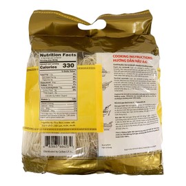 Cathay Vietnamese Rice Stick Vermicelli Noodle 100% Natural Ingredients, Bun Tuoi Vietnam, Non-GMO, Gluten Free, No Additives, 2 LB (Pack of 1)