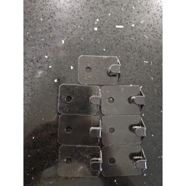 LOT OF 2-OEM BUCKEYE WALL MOUNT 5 lb SIZE FIRE EXTINGUISHER BRACKET