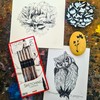 uni-ball PIN Fineliners, Black Fine Tipped Writing Pens, Water and