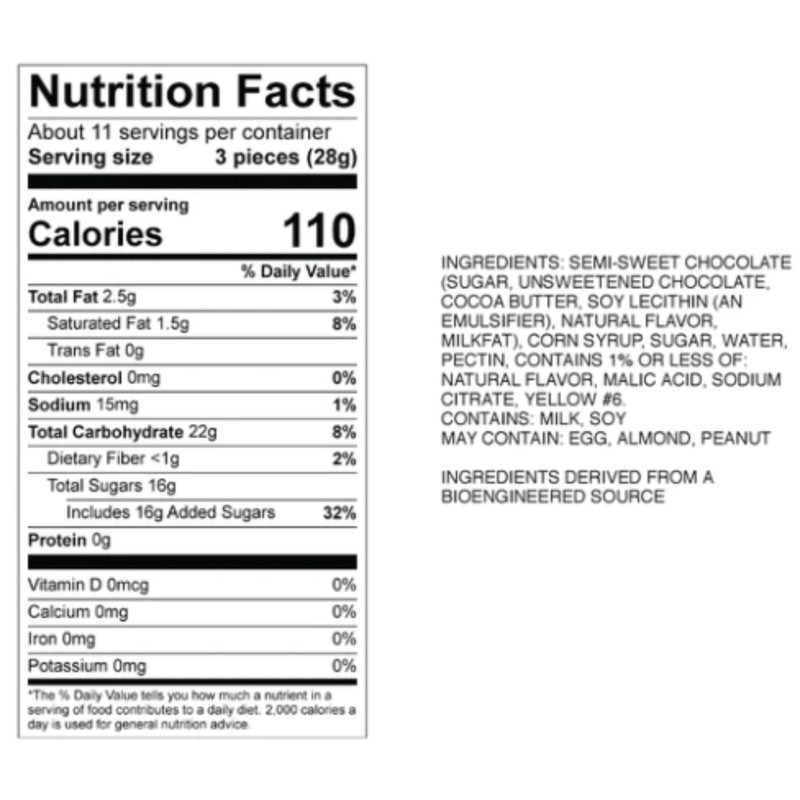 Sweet Candy Company Chocolate Covered Fruit Sticks (Dark Orange Pack