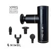 NIMBL Fabric percussion massager gun kit with 4 speeds, includes