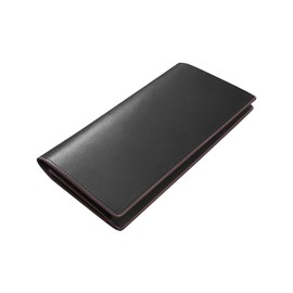 ACLUO Men's Wallet, Tochigi Leather, Long Wallet, Made by Top Leather Craftsmen, Genuine Leather, Thin, Large Capacity, Wallet, For Men, Leather Wallet, Coin Purse, Plain, Popular Brand, Gift, Black