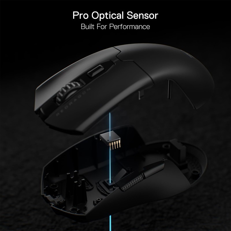 Redragon M995 Wireless Gaming Mouse, 26000 DPI Wired/Wireless Gamer Mouse