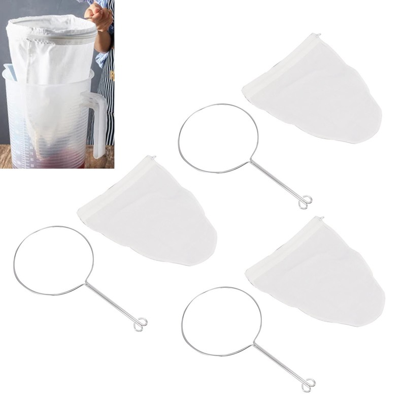 10Pcs Ultra Fine Mesh Strainer Bag Resuable Mesh Filter Bag