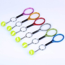 Tennis Keyring Racket Ball Sports Keychain DD-12391 / 테니스키링 라켓 공 스포츠열쇠고리 DD-12391