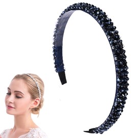 Traziewell Women's Fashion Headbands Non Slip Ladies Headband Wedding Tiara Hair Accessories Women Headwrap Hair Band Crystal Headdress, 2620