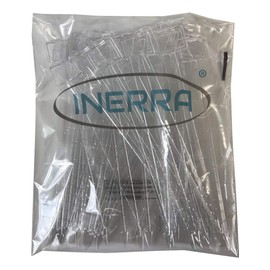 INERRA Card Holders - Clear Cardettes with Spike for Flower Bouquets Message Cards (Pack of 50)