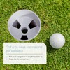 LECEHIVO 12 Pcs Golf Hole Cup ABS Plastic Golf Putting