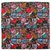 Gegege no Kitarou Lunch Cloth, Japanese Pattern, Black
