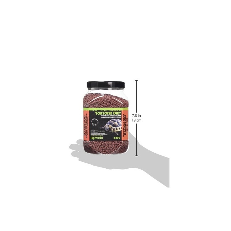 Komodo Komodo Complete Holistic Tortoise Diet, Dandelion 680 g tub
