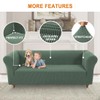 GAMUKAI 1 Piece Stretch Chesterfield Sofa Slipcover for 3 Cushion
