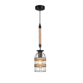 COFEMY Black Chandelier - E27 Farmhouse Ceiling Light for Dining Room Lighting Fixtures Hanging, Dining Light Fixtures Industrial Modern Chandelier for Bedroom, Foyer, Hall, Kitchen, Living Room