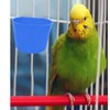AMZSYLV Pack of 40 Cage Cups Birds Feeders Seed Bowl