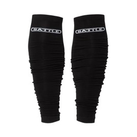 Battle Sports Long Scrunch Football Sock Sleeve, Extra Long Sport Calf Sleeve for Men & Boys, Black, Large/X-Large, Small/Medium, Youth