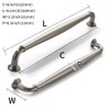 khtumeware 10 Pack 6 Inch(152mm) Brushed Satin Nickel Heavy Duty