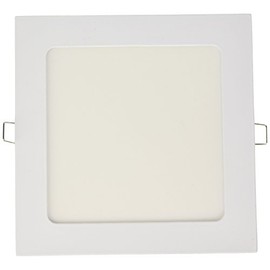 Sanelec 1262 Panel Cuadrada para empotrar, 12W, Luz Cálida
