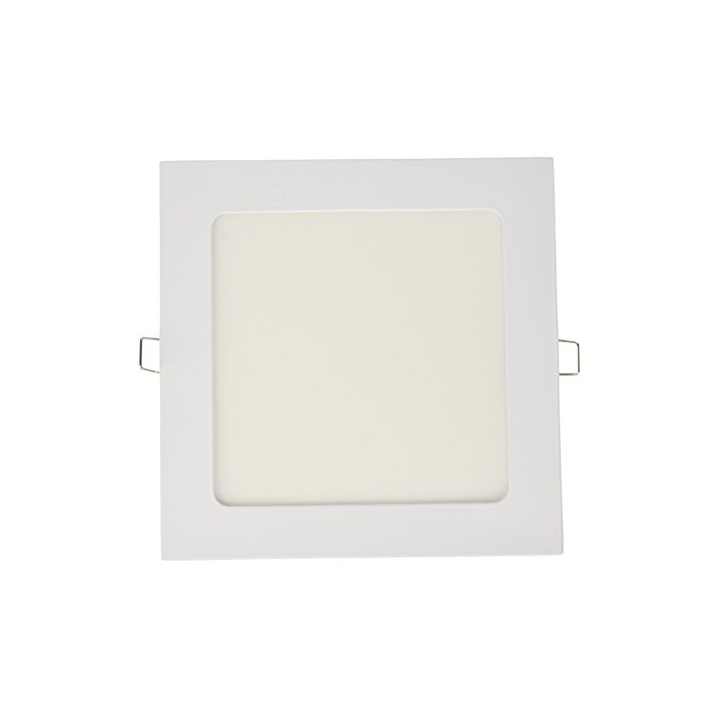 Sanelec 1262 Panel Cuadrada para empotrar, 12W, Luz Cálida