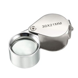 sourcingmap Jewellers Jewelry Loupe Magnifier Eye Magnifying Glass 10x 21mm