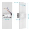 Tomshine Modern LED Wall Light 12W Acrylic Wall Sconce Decorative
