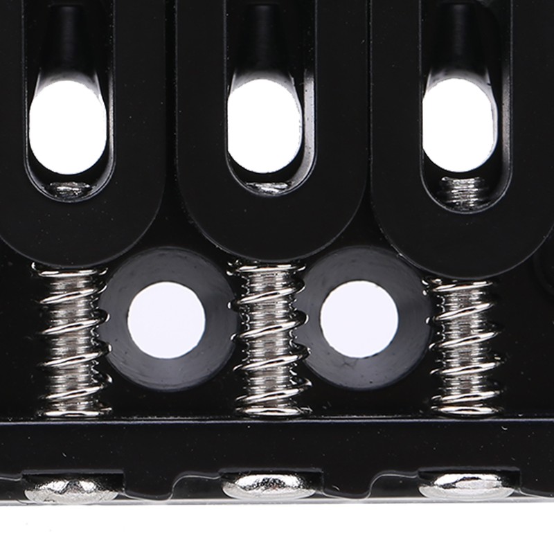 Electric Guitar Bridge 7 Strings GA891 Fixed Musical Accessories Black