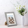 AEVETE Picture Frame 5x7 Gray Photo Frames Rustic for Wall