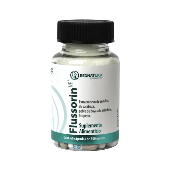 Rednatura Flussorin Licopeno Salud Prostata 60 Capsulas Sabor Sin Sabor