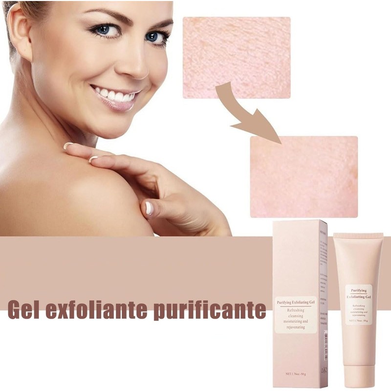 Gel exfoliante purificante,Purifying Exfoliating Gel,Exfoliante Aclarador (1pcs)