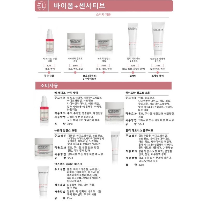 Ericsson Hydra Comfort Cream 50ml (formerly Aquavasilia) / 에릭슨 하이드라