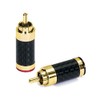 Dynavox RCA Connectors Carbon, Set of 4 Gold-Plated