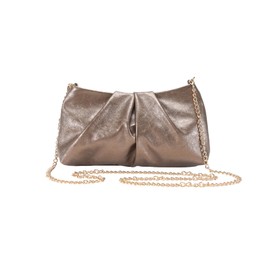 Elegant Evening Bag for Women Formal Clutch Dressy Handbags for Wedding/Prom/Party, Bronze