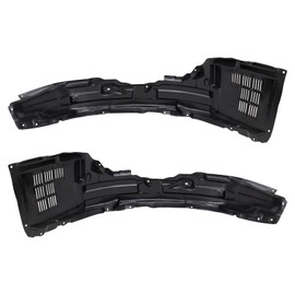 TRQ Inner Fender Liner Set Compatible with 2009-2017 Mitsubishi Lancer MI1248125 MI1249125